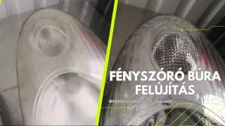 Fényszóró búra felújítás workshop - haladó - 1 nap - Reflektorklinika