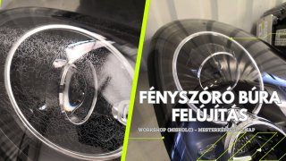 Fényszóró búra felújítás workshop - mesterképzés